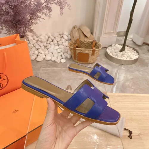 Replica Hermes Slippers For Women #1481973 $76.00 USD for Wholesale