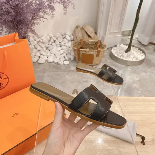 Replica Hermes Slippers For Women #1481975 $76.00 USD for Wholesale