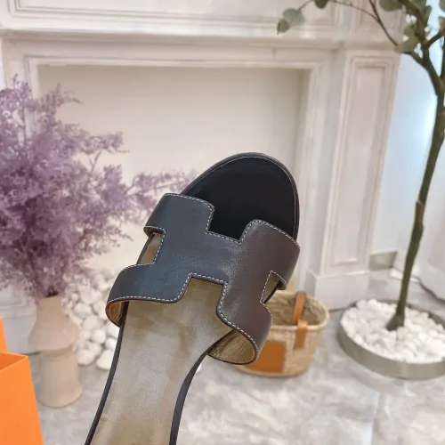 Replica Hermes Slippers For Women #1481975 $76.00 USD for Wholesale