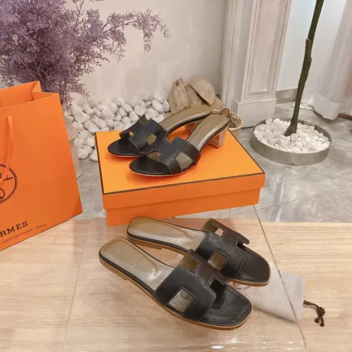 Replica Hermes Slippers For Women #1481976 $76.00 USD for Wholesale