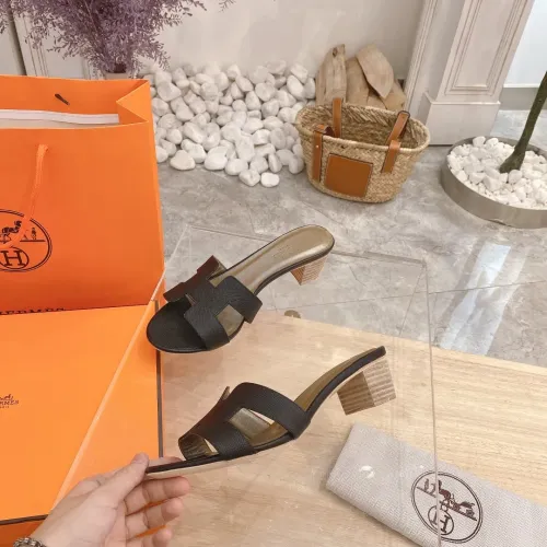Replica Hermes Slippers For Women #1481978 $76.00 USD for Wholesale
