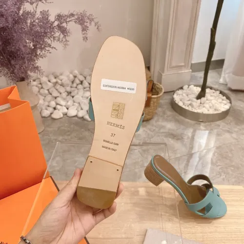 Replica Hermes Slippers For Women #1481979 $76.00 USD for Wholesale