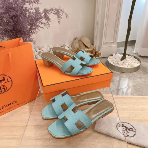 Replica Hermes Slippers For Women #1481979 $76.00 USD for Wholesale