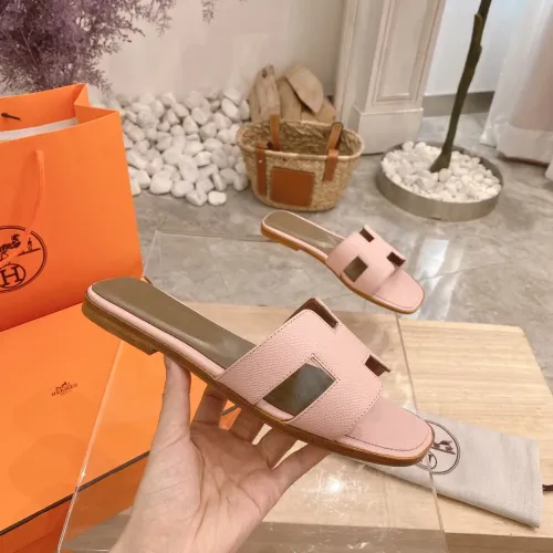 Replica Hermes Slippers For Women #1481981 $76.00 USD for Wholesale