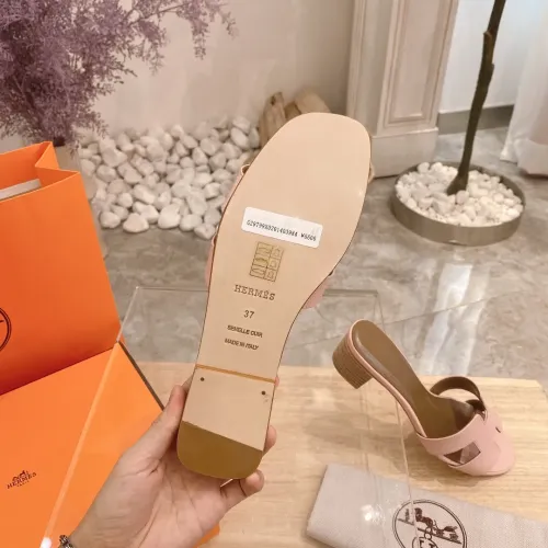 Replica Hermes Slippers For Women #1481981 $76.00 USD for Wholesale
