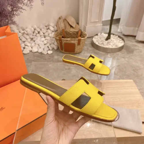 Replica Hermes Slippers For Women #1481985 $76.00 USD for Wholesale