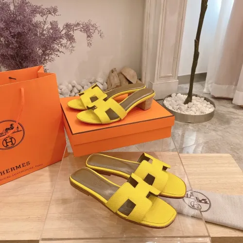 Replica Hermes Slippers For Women #1481985 $76.00 USD for Wholesale