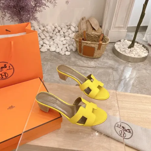 Replica Hermes Slippers For Women #1481986 $76.00 USD for Wholesale