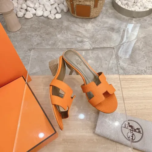 Replica Hermes Slippers For Women #1481988 $76.00 USD for Wholesale
