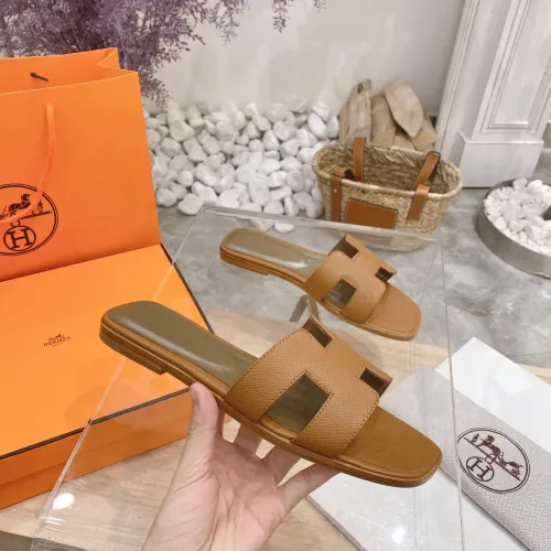 Replica Hermes Slippers For Women #1481992 $76.00 USD for Wholesale