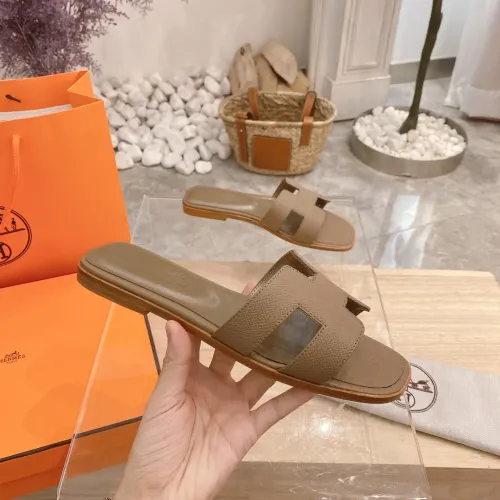 Replica Hermes Slippers For Women #1481995 $76.00 USD for Wholesale