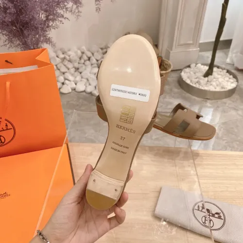 Replica Hermes Slippers For Women #1481995 $76.00 USD for Wholesale