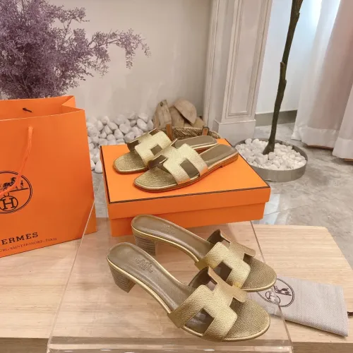 Replica Hermes Slippers For Women #1482000 $76.00 USD for Wholesale