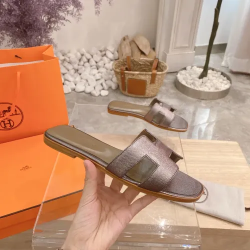 Replica Hermes Slippers For Women #1482001 $76.00 USD for Wholesale