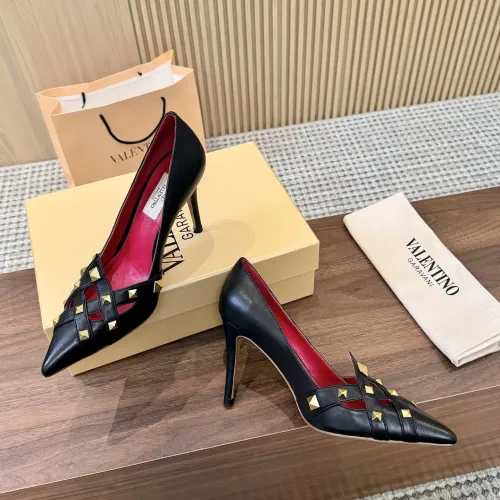 Replica Valentino High-Heeled Shoes For Women #1482047 $102.00 USD for Wholesale