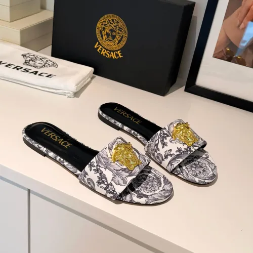 Wholesale Versace Slippers For Women #1482049 $82.00 USD, Wholesale Quality Replica Versace Slippers