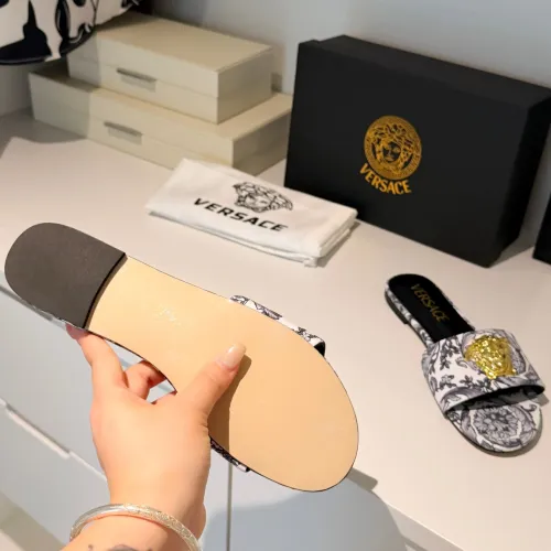 Replica Versace Slippers For Women #1482049 $82.00 USD for Wholesale