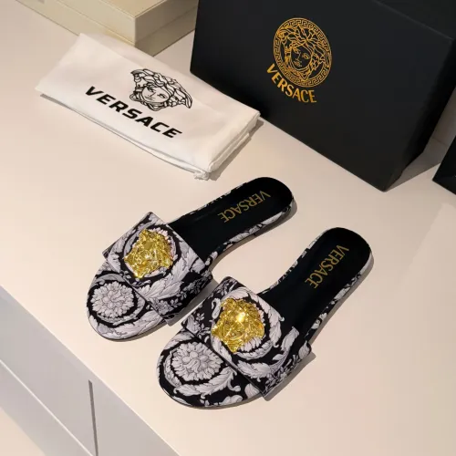 Wholesale Versace Slippers For Women #1482050 $82.00 USD, Wholesale Quality Replica Versace Slippers