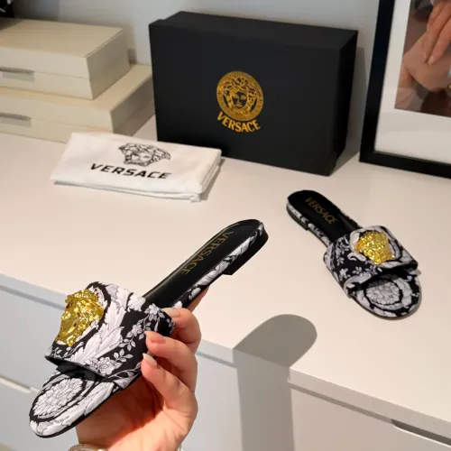 Replica Versace Slippers For Women #1482050 $82.00 USD for Wholesale