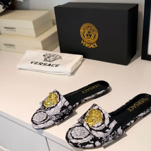 Replica Versace Slippers For Women #1482050 $82.00 USD for Wholesale