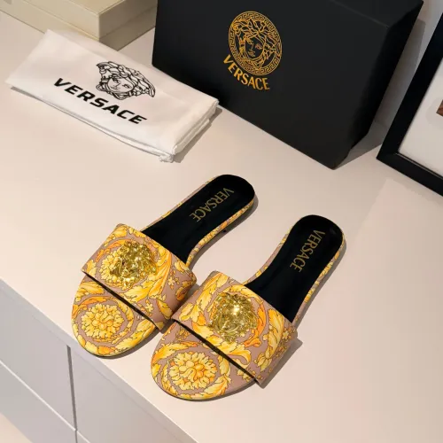 Wholesale Versace Slippers For Women #1482051 $82.00 USD, Wholesale Quality Replica Versace Slippers