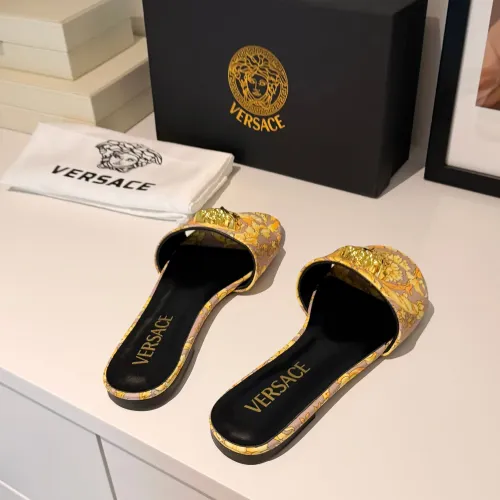 Replica Versace Slippers For Women #1482051 $82.00 USD for Wholesale