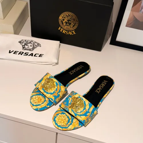 Wholesale Versace Slippers For Women #1482053 $82.00 USD, Wholesale Quality Replica Versace Slippers