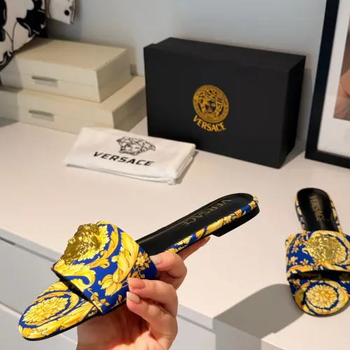 Replica Versace Slippers For Women #1482054 $82.00 USD for Wholesale