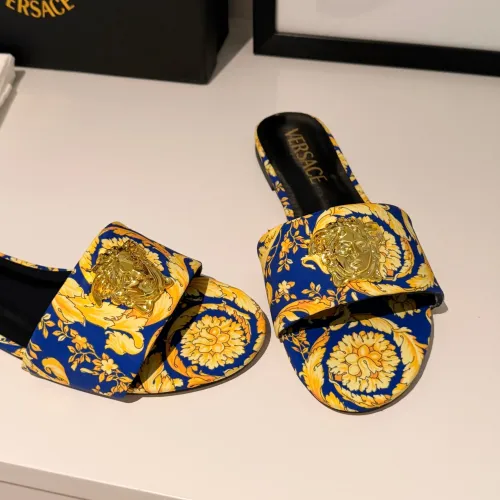 Replica Versace Slippers For Women #1482054 $82.00 USD for Wholesale