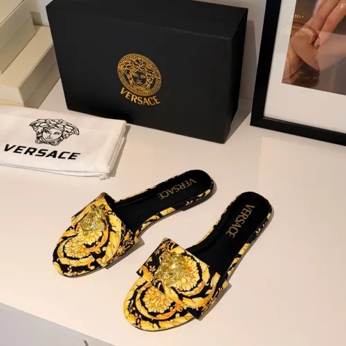 Wholesale Versace Slippers For Women #1482056 $82.00 USD, Wholesale Quality Replica Versace Slippers