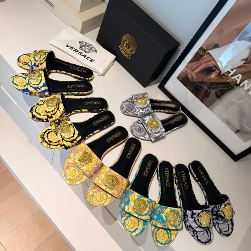 Replica Versace Slippers For Women #1482056 $82.00 USD for Wholesale