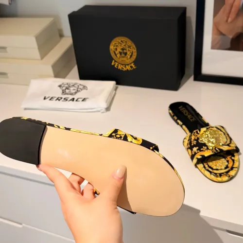 Replica Versace Slippers For Women #1482056 $82.00 USD for Wholesale