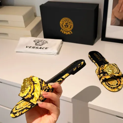 Replica Versace Slippers For Women #1482056 $82.00 USD for Wholesale