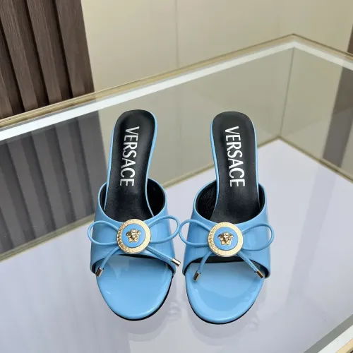 Replica Versace Slippers For Women #1482064 $80.00 USD for Wholesale
