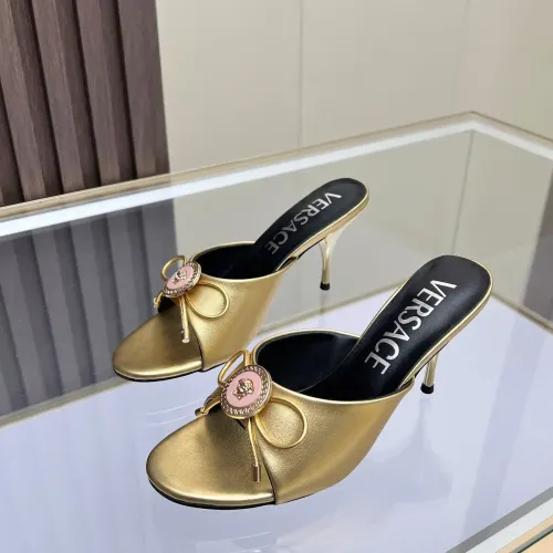 Wholesale Versace Slippers For Women #1482069 $80.00 USD, Wholesale Quality Replica Versace Slippers