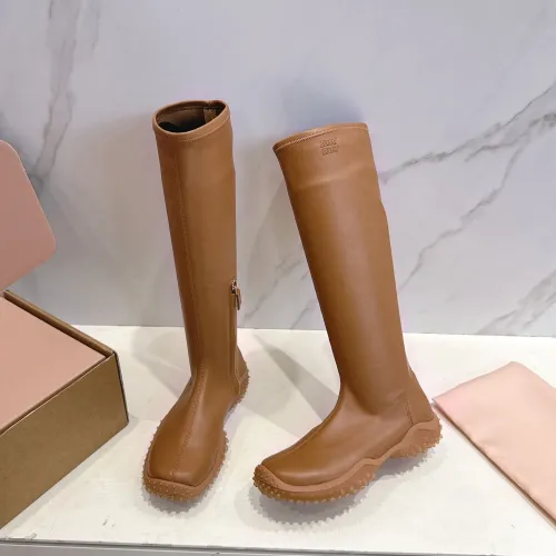 Wholesale MIU MIU Boots For Women #1482076 $105.00 USD, Wholesale Quality Replica MIU MIU Boots