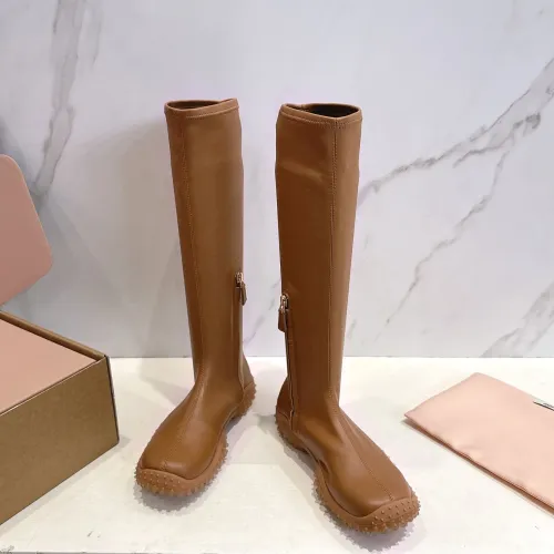 Replica MIU MIU Boots For Women #1482076 $105.00 USD for Wholesale
