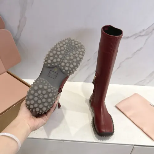 Replica MIU MIU Boots For Women #1482078 $105.00 USD for Wholesale