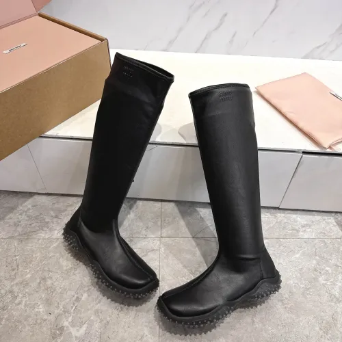 Replica MIU MIU Boots For Women #1482079 $105.00 USD for Wholesale