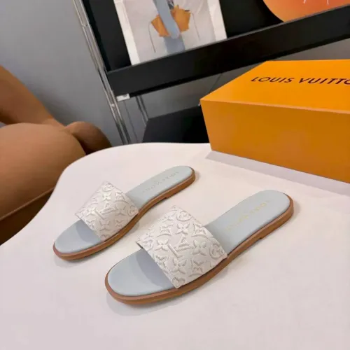 Wholesale Louis Vuitton Slippers For Women #1482123 $85.00 USD, Wholesale Quality Replica Louis Vuitton Slippers