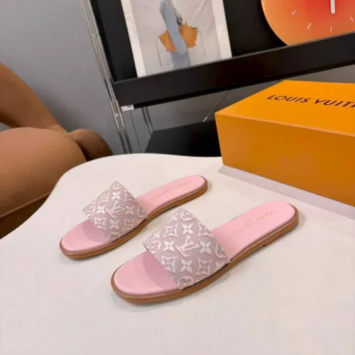 Wholesale Louis Vuitton Slippers For Women #1482124 $85.00 USD, Wholesale Quality Replica Louis Vuitton Slippers