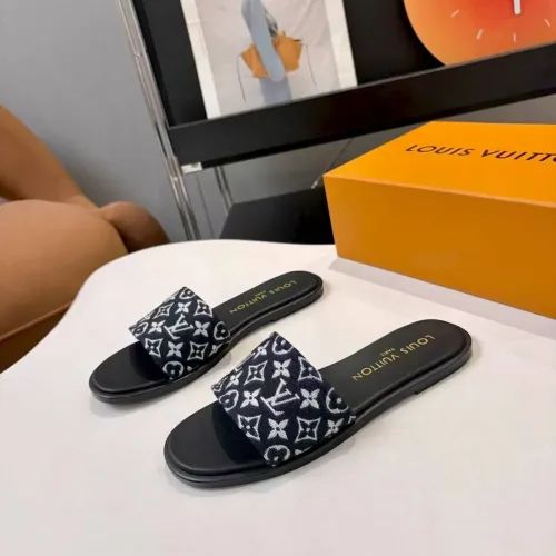 Wholesale Louis Vuitton Slippers For Women #1482127 $85.00 USD, Wholesale Quality Replica Louis Vuitton Slippers