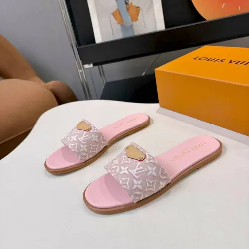 Wholesale Louis Vuitton Slippers For Women #1482128 $85.00 USD, Wholesale Quality Replica Louis Vuitton Slippers