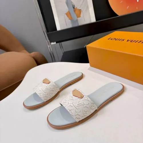 Wholesale Louis Vuitton Slippers For Women #1482130 $85.00 USD, Wholesale Quality Replica Louis Vuitton Slippers