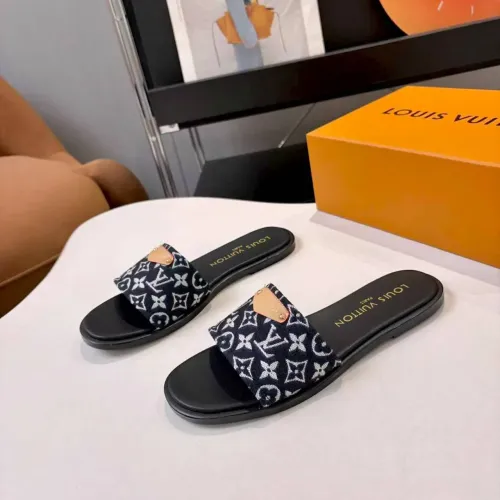 Wholesale Louis Vuitton Slippers For Women #1482132 $85.00 USD, Wholesale Quality Replica Louis Vuitton Slippers