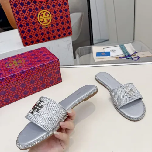 Replica Tory Burch Slippers For Women #1482143 $82.00 USD for Wholesale