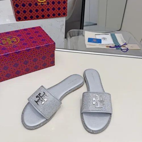 Replica Tory Burch Slippers For Women #1482143 $82.00 USD for Wholesale