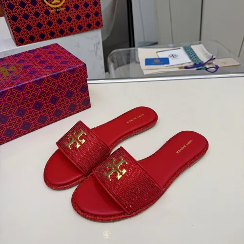 Wholesale Tory Burch Slippers For Women #1482145 $82.00 USD, Wholesale Quality Replica Tory Burch Slippers
