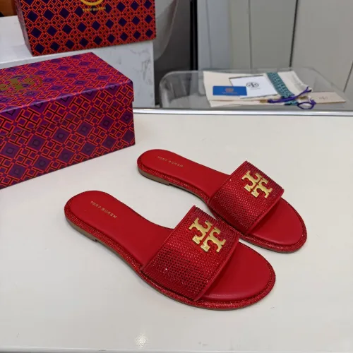 Replica Tory Burch Slippers For Women #1482145 $82.00 USD for Wholesale