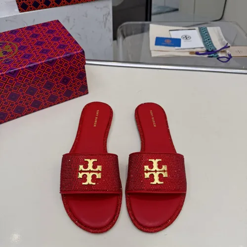 Replica Tory Burch Slippers For Women #1482145 $82.00 USD for Wholesale